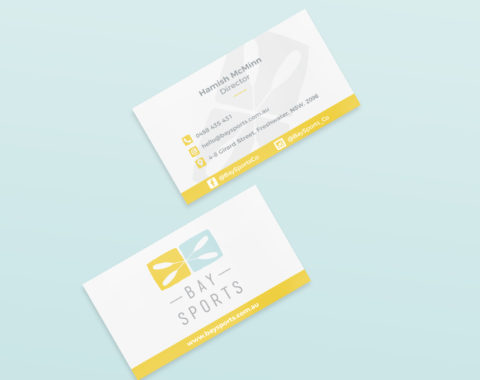 Bay Sports business cards