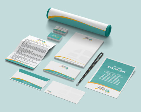 James Milson Village brand identity